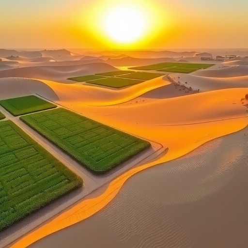 中国农业设备助力科威特沙漠变田园(图1)