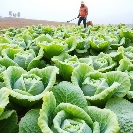 “霜打菜抿抿甜” 四川彭州霜打冬蔬抢鲜上市香飘全国餐桌(图1)